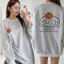 주디앤 여성 펌킨 하우스 맨투맨