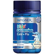 Wagner 와그너 Kids Gummies Cold & Flu 키즈 구미 콜드 플루 60개입 2팩