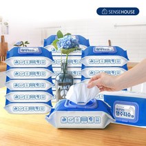 센스하우스 균닦는 행주티슈, 80매, 10팩