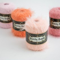 야나 프리티 엔젤(Pretty Angels) 솔잎사 폴리에스터 사계절 뜨개실 코바늘 대바늘실, 15 그레이프