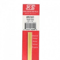 황동막대 FK8240 305mm x 0.4mm x 6.4mm, 없음