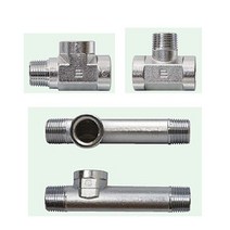 정우 워터햄머 흡수기15A 연결부속 크롬 티, MMF 장티