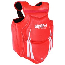 몸통보호대 태권도 격투기 무에타이 가슴 보호대 경파 산타 호구 가후 복싱 갑옷 호흉부 경기 훈련 성인 남아 이종격투기 방호, 02 50mm토탈케어레드