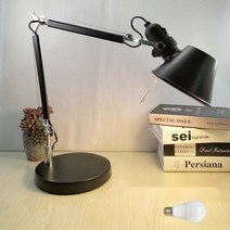 Mini Lamp 테이블 미니 Table 램프 TOLOMEO 톨로메오 경수진조명 아르떼미데, 다른, 블랙+ 6W 바이 컬러 LED 전구