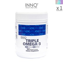 뉴질랜드 이노헬스 트리플 오메가3 피쉬오일 1200mg 180정, 1개, 기본
