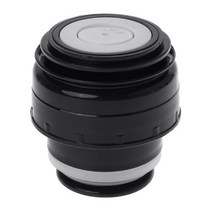 플라스크 휴대용 술병 4.5cm 진공 뚜껑 보온병 커버 범용 여행 머그 병 마개 액세서리, 4.5cm 블랙, 1개