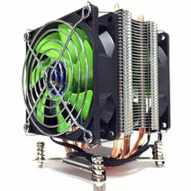 가정용캠핑사무실 미니온풍기LANSHUO HOT-CPU 인텔 X79 용 조용한 팬 쿨러 LGA2011 프로세서 4 히트 파이프, 03 As shown