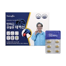 [뉴트라젠] 인지큐 인지Q 참당귀추출분말 데커신함유 (인지능력개선/두뇌건강/기능성원료), 1개, 단품, 60정