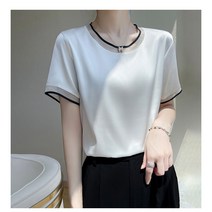 고급미 세련미 실크촉감 여성 반팔 (3color)