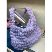 보글리 퀼팅 크로스백 구름가방