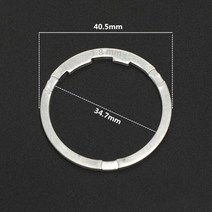 1.8/2mm 자전거 허브 와셔 MTB 바텀 브라켓 스페이서 플라이휠 카세트 가스켓 로드 바이크 프리허브 사이클, 실버 1 8mm, 협력사
