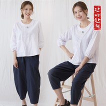 단아한의 여성 생활한복 개량한복 법복 절복 한복 퓨전 일상복 여름 여름철 샤리세트