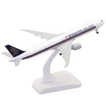 다이캐스트 A350 보잉 B777 여객기 모형 에어프랑스 아메리카 국제항공기 피규어 선물, B777 싱가포르 항공  20cm-41X