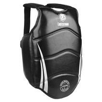 복싱 체스트 가드 MMA 킥복싱 바디 조끼 보호대무술 WTF 양면 리브 쉴드 태권도 타겟 훈련 유니폼, 03 L160-185CM, 05 JSS black