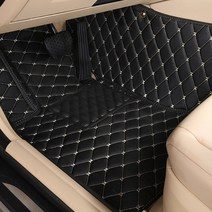 메인 드라이버 1 좌석 자동차 바닥 매트 폭스 바겐 폭스 바겐 passat 골프 touran tiguan sharan jetta Variant UP Multivan Scir, 보여진 바와 같이, 흑미밥 1pc, 폭스바겐