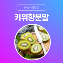 [한솔식품원료] 키위향분말 (Kiwi flavor powder) (분말 Type) [50g/100g/1kg/5kg/10kg], 50g