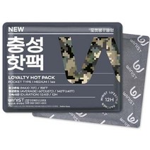 NEW 충성 핫팩 포켓용 중형 100g 170개