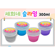 [2022 NEW] 300ml 안전한 향기나는 슬라임 젤리 액체괴물 세희네 수제 슬라임, 핑크