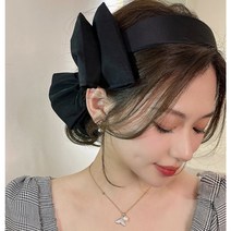 빅토리아 한쪽왕리본 헤어밴드