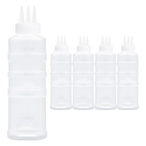 일상속반짝 국내생산 잘라쓰는 소스통 3구 뚜껑 미포함, 5개, 400ml
