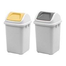 창신리빙 국민 휴지통 스윙 25L 2가지 색상, 1개, 그레이