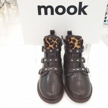 무크 여성 스터드 밴드형 워커 부츠 516-022623GL1