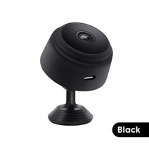 가정용 CCTV 베이비캠 홈카메라 스마트폰 올라프 미니 와이파이 무선 비디오 감시, 검은색