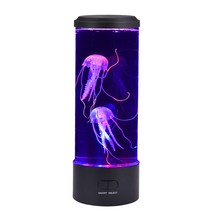 해파리키우기 LED 해파리 용암 램프 다채로운 침실 밤 빛 수족관 탱크 홈 사무실 장식, 한개옵션0