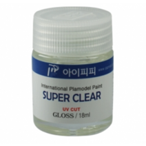 아이피피IPP 락카 도료 UCG18 슈퍼클리어 UV CUT 유광 마감재 코팅 마감제 자외선차단 18ml