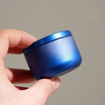 밀폐유리병 원두보관통 유리용기 1PCS 30ml 미니 주석 차 저장 용기 휴대용 상자 촛불 봉인 된 통 만들기 보석 커피 향신료, 38x52mm 1PCS, Blue