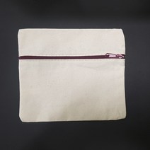 캔버스천 무지천 파우치 가방 제품 만들기, 무지 파우치A