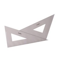 코링 30CM 삼각자 2개 세트 제도용 각도기자 각도자