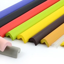 모서리 코너 보호대 아기 다이소 결합성 안전가드 쿠션 책장 문틀 액자 모서리 스펀지, 브라운(대)