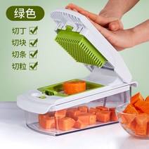 김장 김밥재료 채썰기기계 깍둑썰기 당근채칼 야채슬라이서, 초록
