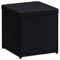 이케아 IKEA 수납풋스툴 란스타 블랙 36x36x36cm 프레임(스틸), 이미지참조