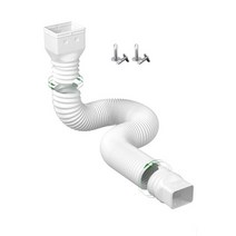 선홈통 배수관 우수관 홈통 downspout 확장 downspout 익스텐더 빗물받이 downspout 확장 거터 커넥터 b03e가 있는 유연한, 하얀