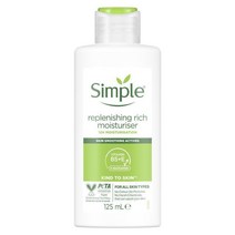 Simple 심플 Kind To Skin 카인드 투 스킨 리치 모이스처라이저 리플레니싱 125ml