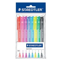 스테들러)삼각볼펜SET(423 8색) 일반볼펜, [색상]본상품선택, 1개