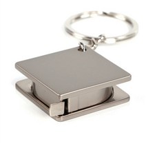 디지털줄자 스마트줄자 레이저자 새로운 도착 측정 도구 스테인레스 스틸 개폐식 눈금자 줄자 키 체인 링, 01 03