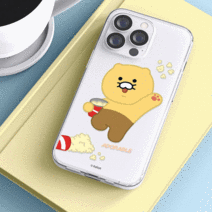 플라잉 갤럭시S22울트라 (S908) 카카오 춘식이 데일리 투명 젤리케이스