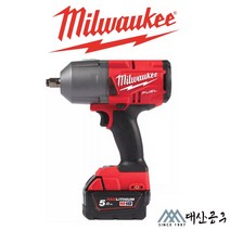 밀워키 18V 하이토크 충전 임팩트 렌치 FHIWF12 1/2인치 임팩렌치 베어툴 풀박스, [01] 0X (케이스)