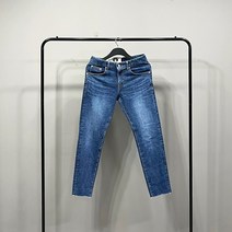 맨스토리 [S/S] 남자 워싱 진청 데일리 스판 컷팅 청바지