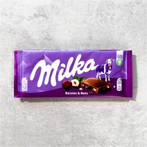 밀카 초콜릿 건포도 넛 100g, 단품