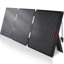 suaoki 솔라 솔라 패널 165W 최신형 ETFE 라미네이트 기술 접이식 솔라 패널 단결정 IP67 방진 방 방수 휴대용 캐리 백 팩
