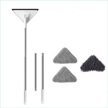 대형 삼각 트레일러 유리 닦기 벽면 천장 세차 천장 세차 다기능 회전 신기, 시니어 1 + 파이버 2, 2쿼터-총 길이 1.5m