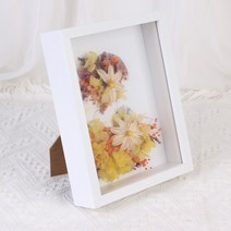 납골당액자 추모 영정사진 미니 수목장 장식 비석 말린 꽃용 다목적 딥 3D 프레임 나무 사진 북유럽 그림자 상자 표본 홀더 벽 3cm 깊이, 27.White - 10inch 203x254cm