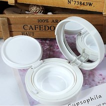 DIY BB CC 선크림 파운데이션 파데 에어 쿠션 팩트 만들기 빈 파우치, 퍼프 1세트(20개)
