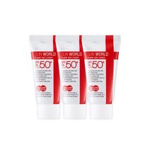 썬월드 수퍼 기능성 선크림 50ml 3개 SPF50+ PA+++ 워터프루프