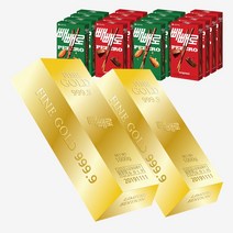 사랑과 행운 가득한 골드바 빼빼로 선물세트(초코 4 아몬드 4) X 2세트, 1박스