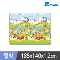 파크론 옐로우베어 자동차 웰빙 놀이방매트 185x140x1.2cm, 헬로베어 병원놀이 185x140x1.2cm